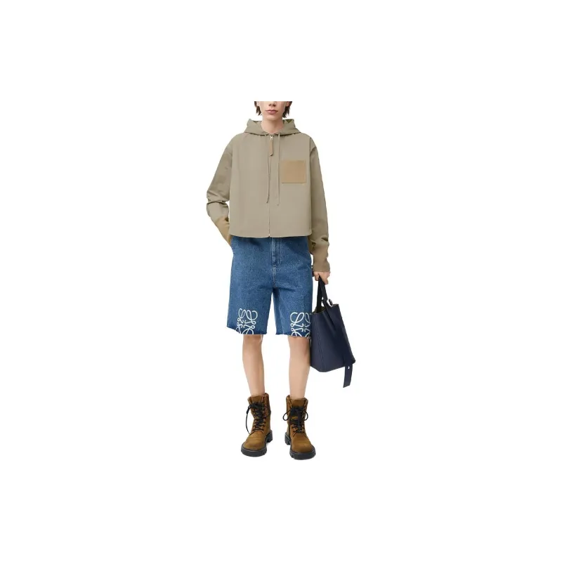 LOEWE FW24 Jackets & Coats Women's Light Beige-1