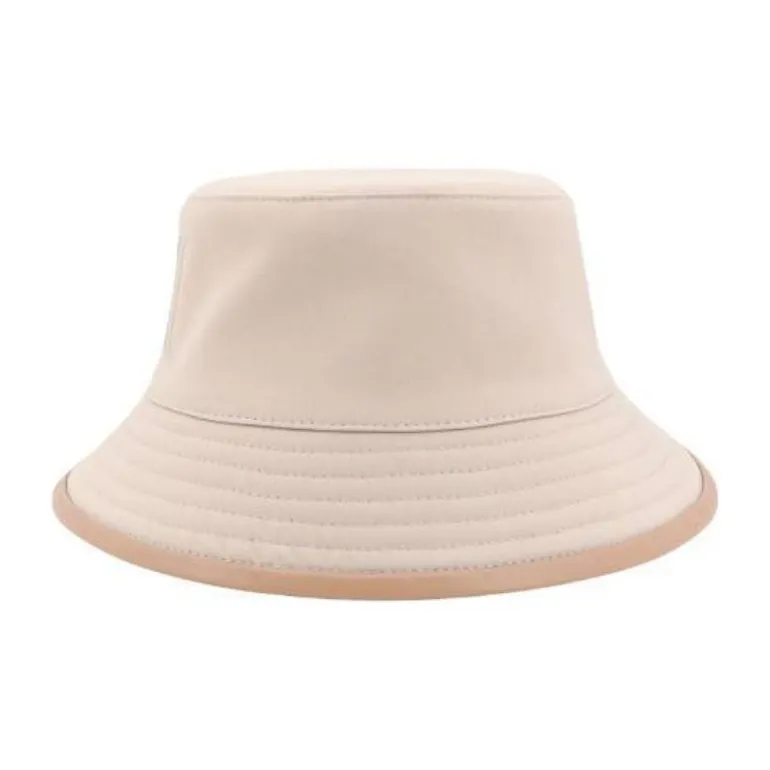 MaxMara Cotton Bucket Hats Women's Light Umber-1