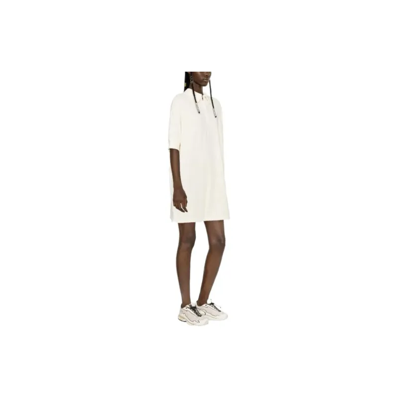 Moncler Short-Sleeved Dresses Women's Beige-5