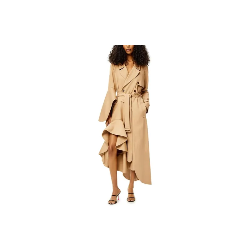 LOEWE Trench Coats Women's Beige-2