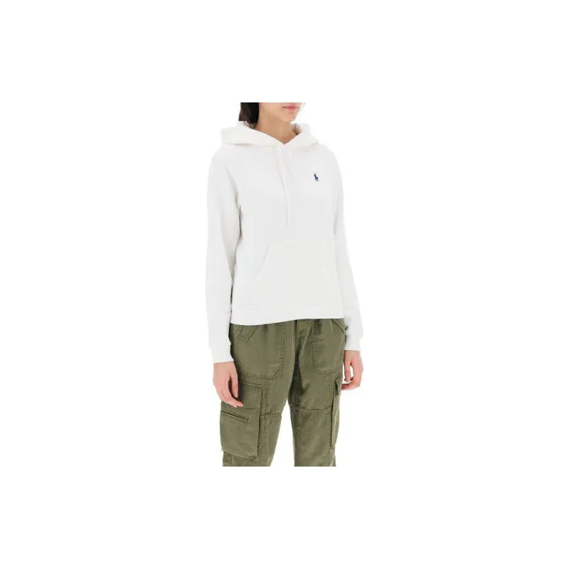 Polo Ralph Lauren Logo Embroidered Drawstring Hoodie-4