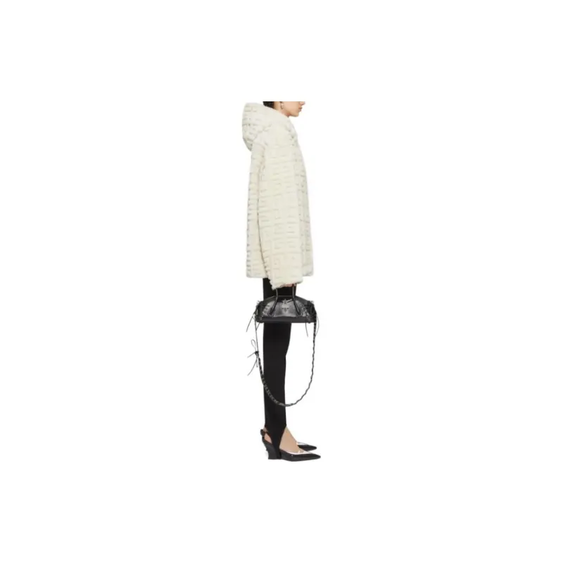GIVENCHY FW23 Leather Jacket Women's White-3