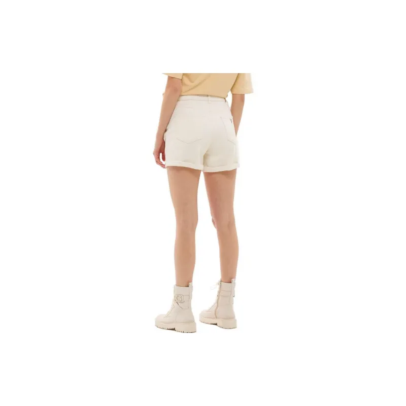 GUESS Denim Shorts Women's White-2