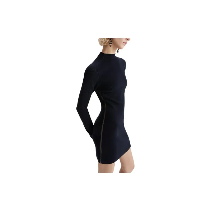 GABRIELE COLANGELO Long Sleeved Dresses Women's Navy Blue-5