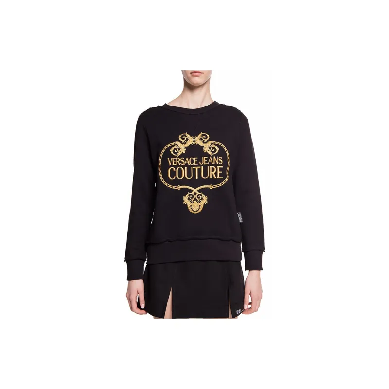 VERSACE JEANS COUTURE Sweatshirts Women's Black-3