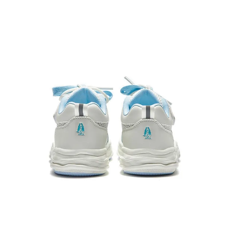Hush Puppies Slip-Resistant Lightweight Wear-Resistant Breathable Low-Top Kids' Skateboarding Shoes Blue Kids'-3