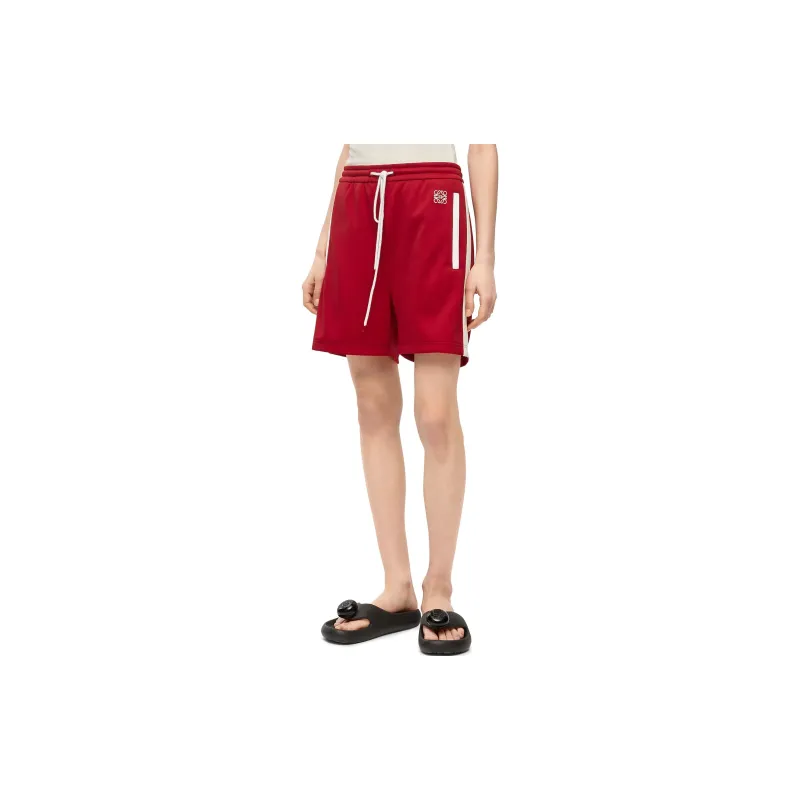 LOEWE Tracksuit Shorts 'Havana Red'-3