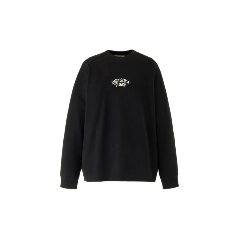 Onitsuka Tiger SWEAT Sweatshirt Unisex Black/Beige-0