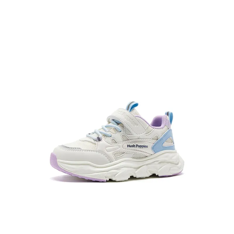 Hush Puppies Lightweight Low-Top Sports Casual Shoes Pink Kids'-1