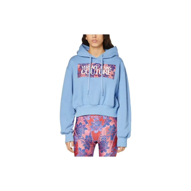 VERSACE JEANS COUTURE Logo print Cotton Hoodie-2