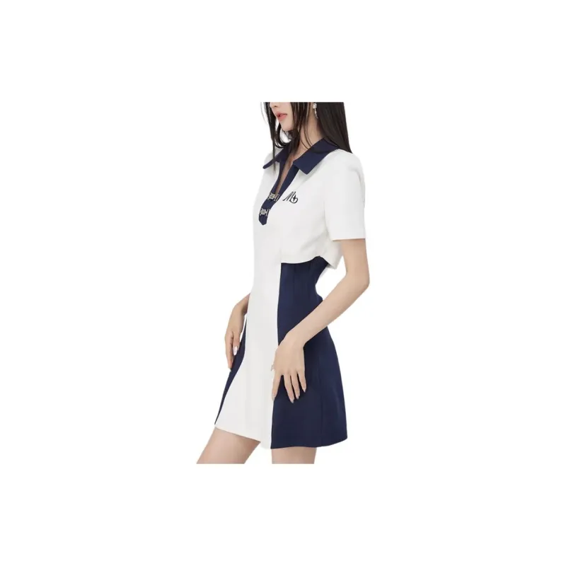 MacyMccoy Short-Sleeved Dresses Women's White-3