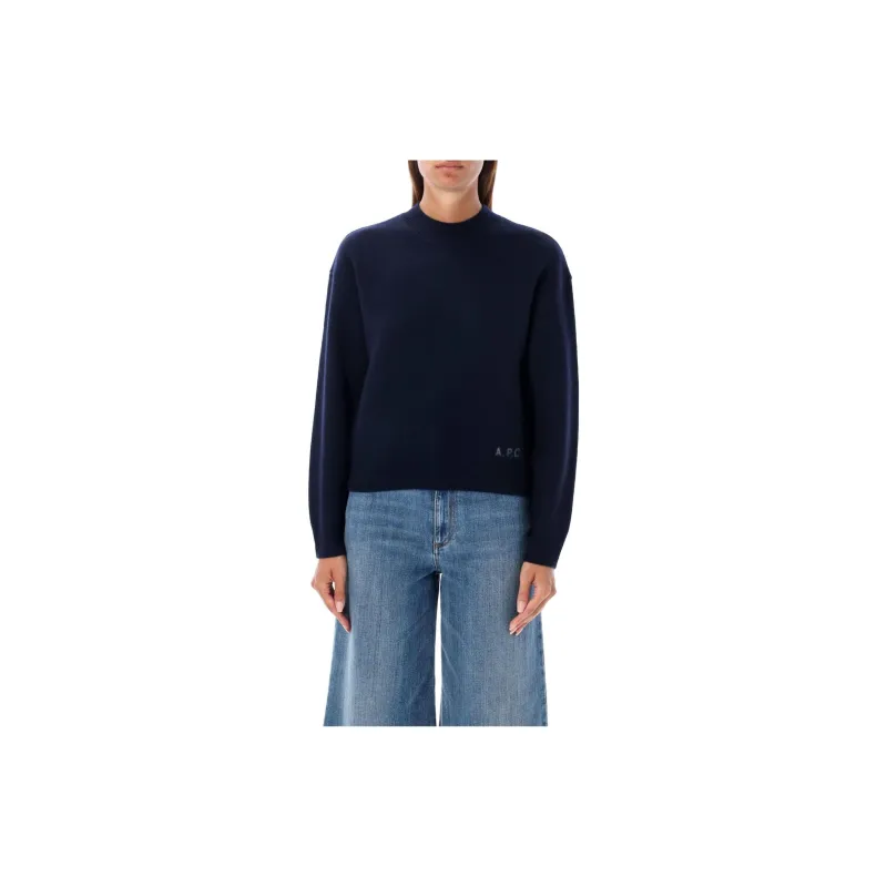 A.P.C Crewneck Long Sleeved Jumper-1