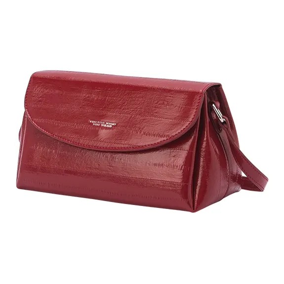 SEM/R PU Crossbody Bag Tubas Women's Red Tone/Smoky Gray Silver/Black-1