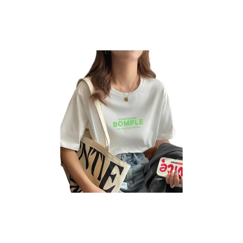 Weixi T Shirts Women's White-2