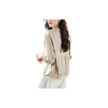 Mo Han Yi Mei Jackets Coats Women's Beige