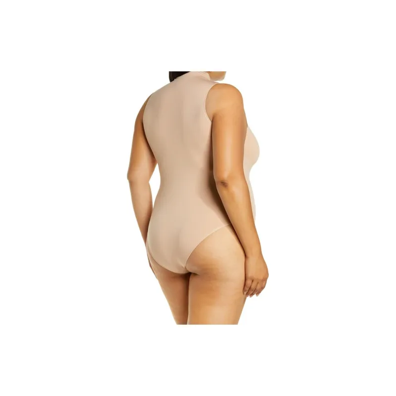 SKIMS SS24 RAW EDGE CAMI BODYSUIT Jumpsuit Women's STONE/Stone Color-4