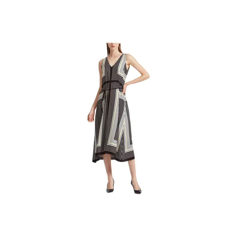 THEORY Slip Dresses Women's Textured Mixed Color-1