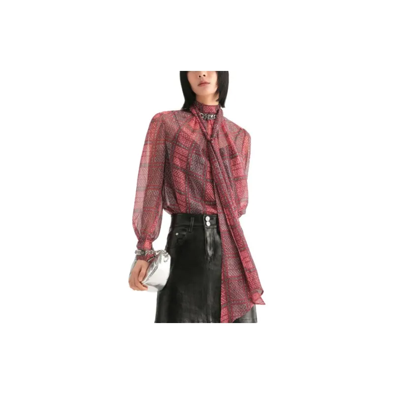 KARL LAGERFELD FW23 Shirt Women's Red-6