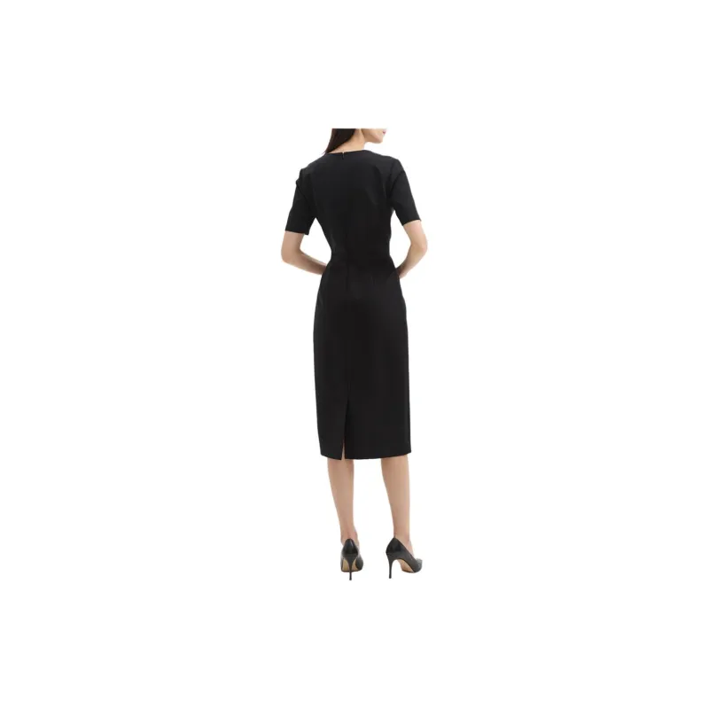 THEORY Short Sleeved Dresses Women's Black-2