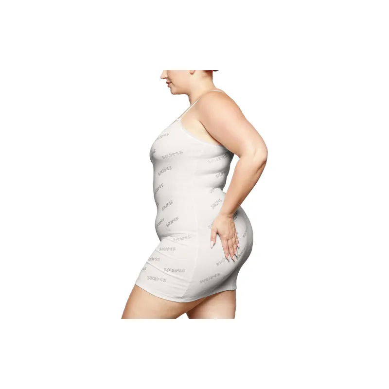 Skims Slip Dresses Women's White-3