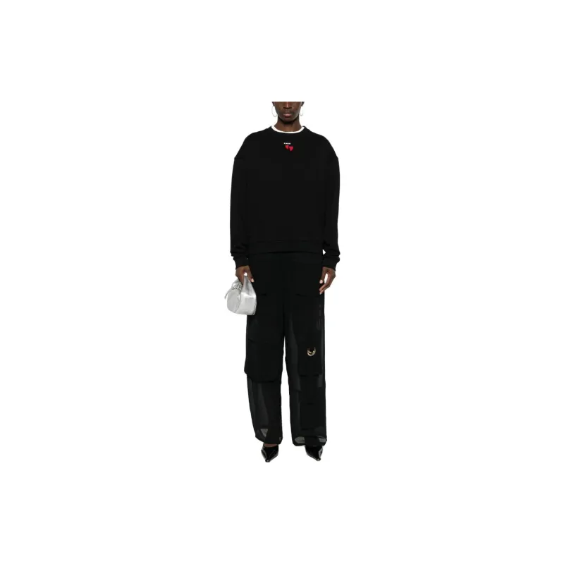PINKO Logo Intarsia knit Cotton Jumper-1