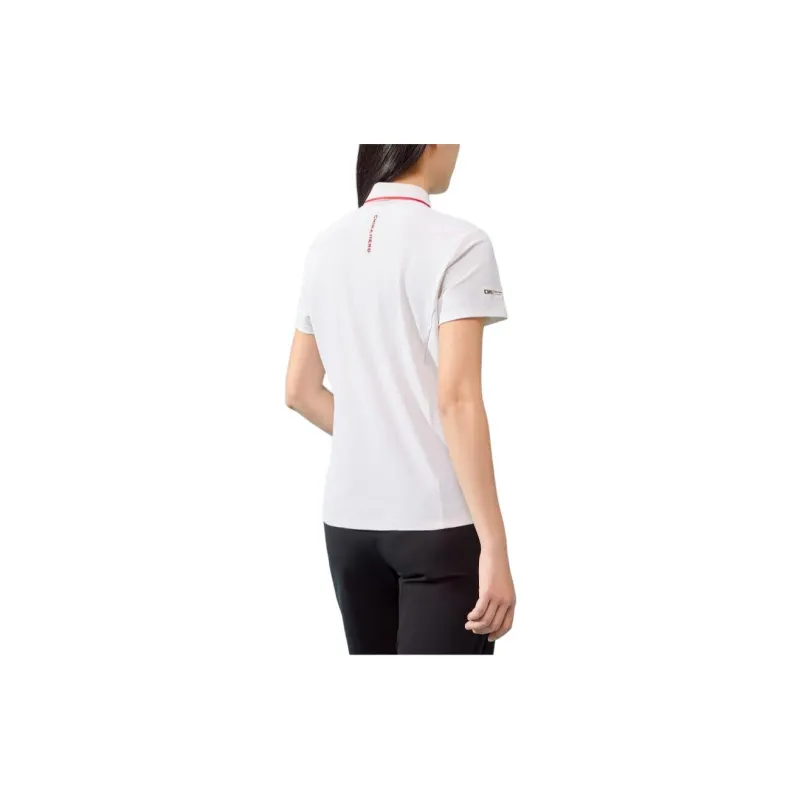 Anta Variety Training Collection Polo Shirt Women's Snowflake White-3