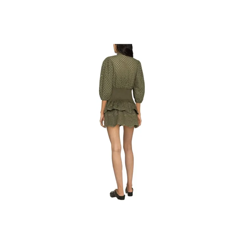 Maje Long Sleeved Dresses Women's Khaki-3