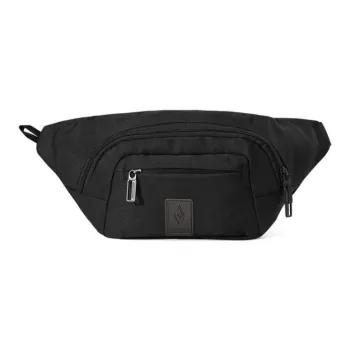 Skechers Fabric Fanny Pack Regular Unisex Black