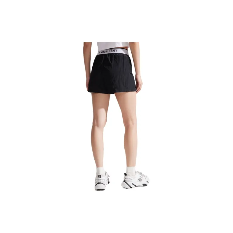 CALVIN KLEIN Casual Shorts Women's Space Black-3