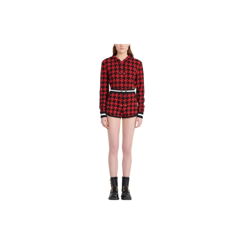 BALMAIN Casual Shorts Women's Red-1