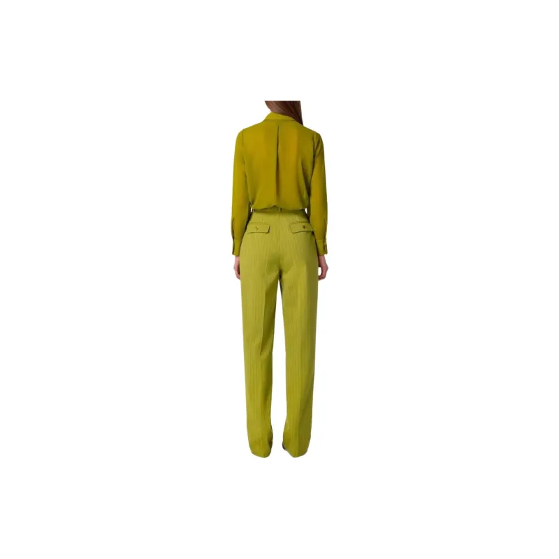 Elisabetta Franchi Casual Pants Women's Green-3