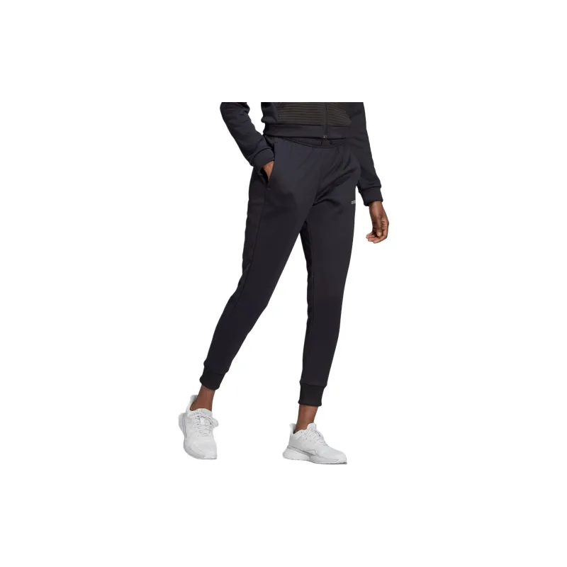 Adidas Knitted Sports Pants Women's Black-5