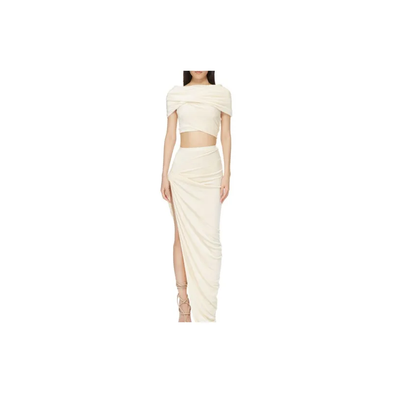 RICK OWENS/RO FW24 Knitwear Women's Champagne-2