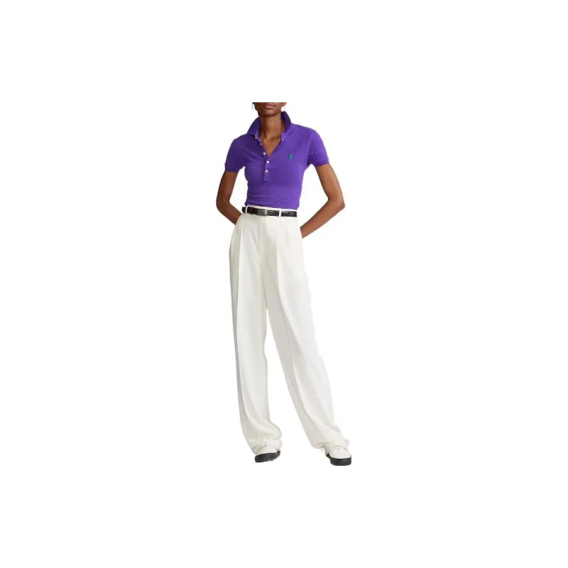 Polo Ralph Lauren SS22 Polo Shirt Women's Dark Purple-1
