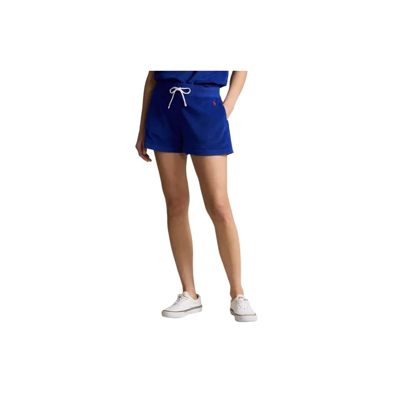 Polo Ralph Lauren Pony Embroidered Drawstring Towelling Shorts-2
