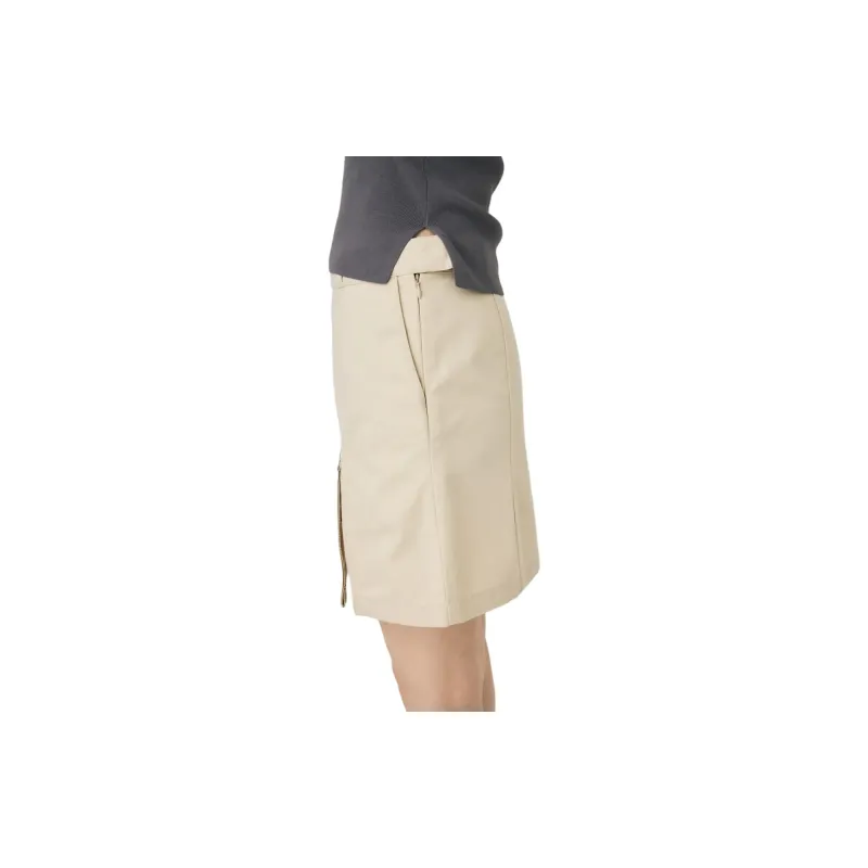 Moussy X Dickies MOUSSY Collaboration Casual Short Skirts Women's Khaki-2