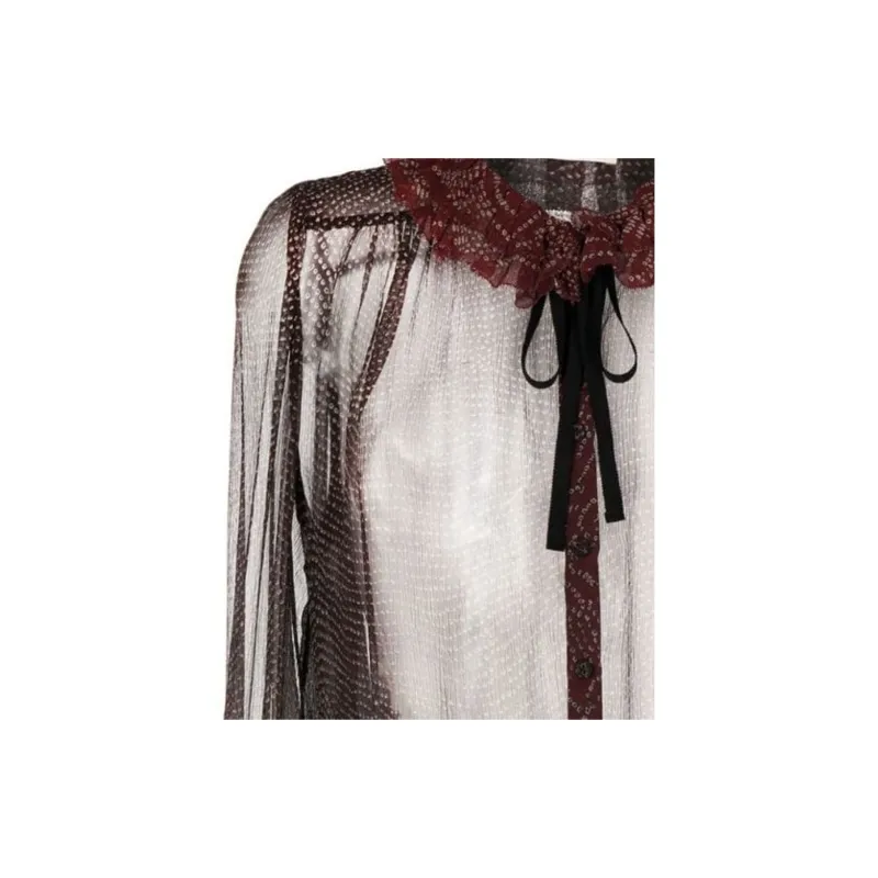 Ulla Johnson Pippa Abstract-print Sheer Blouse-5
