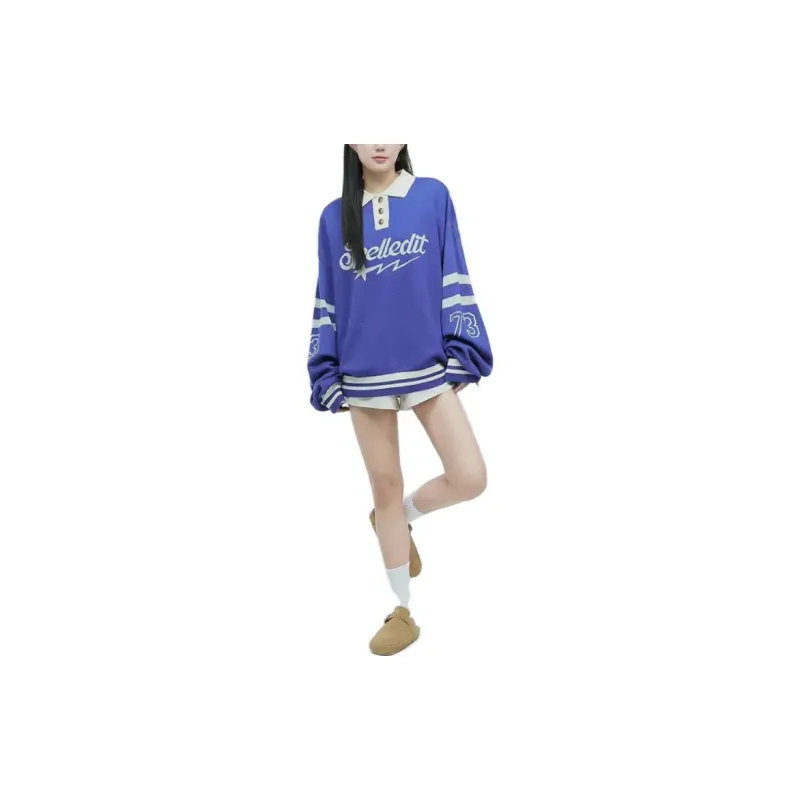 Spelledit Sweaters Women's Blue-3