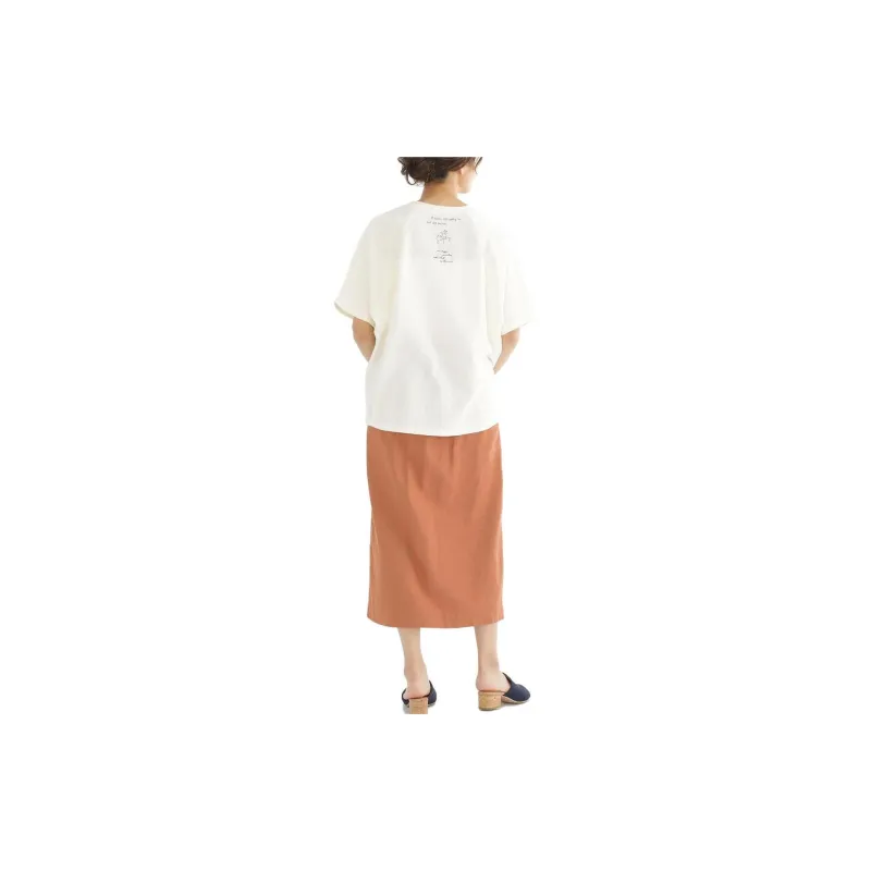 Beams Casual Long Skirts Women's Orange-6