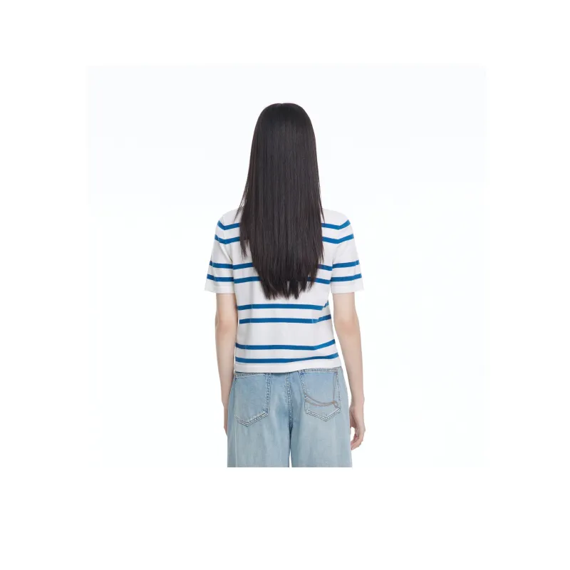 LIUREGALI T-Shirts Women's Sky Blue-2