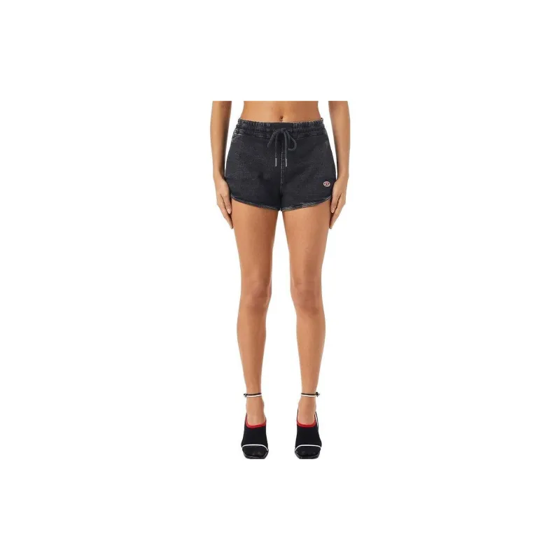 DIESEL Denim Shorts Women's Black-1
