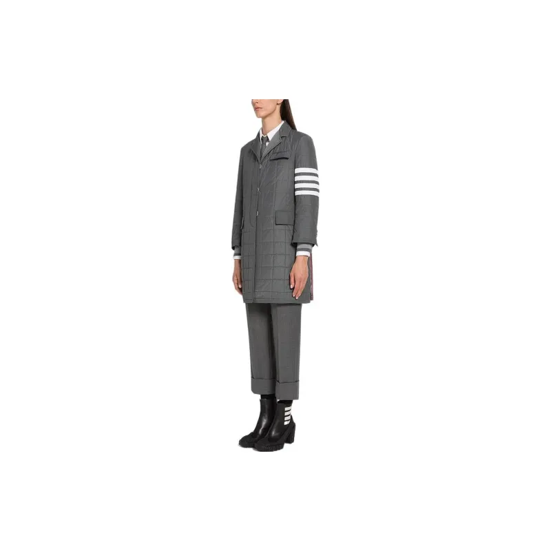 THOM BROWNE Coats Women's Gray-3