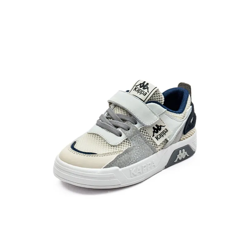 KAPPA KIDS Kappa Low Top Kids' Skateboarding Shoes Beige White Blue Kids'-2