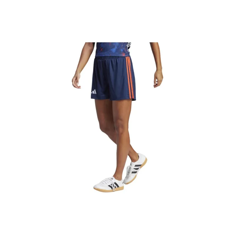 Adidas FRANCE HANDBALL SHORTS Casual Shorts Women's Marine Blue-1