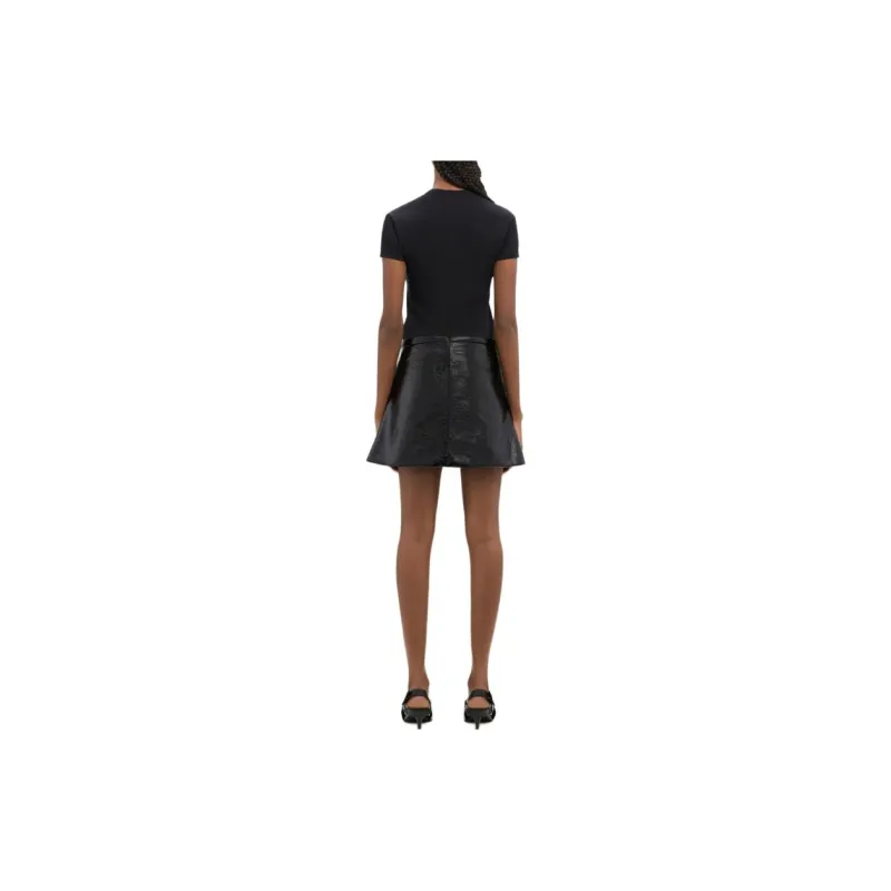 COURREGES Heritage Viny Mini Skirt-1