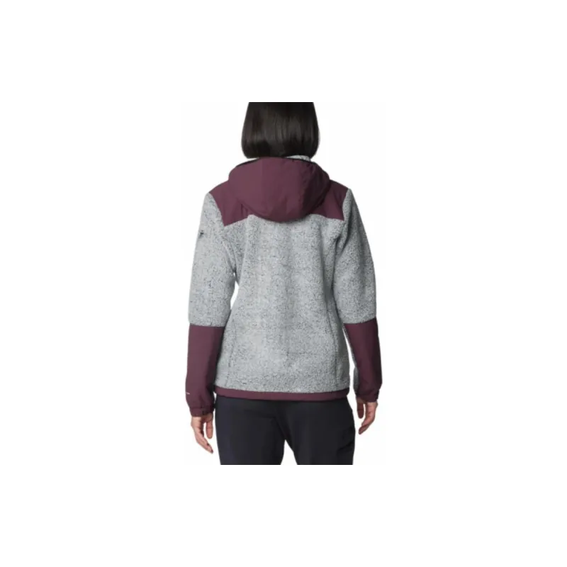 Columbia ARCTIC HOODED FLEECE Velvet-feel Coat Women's Gray-1