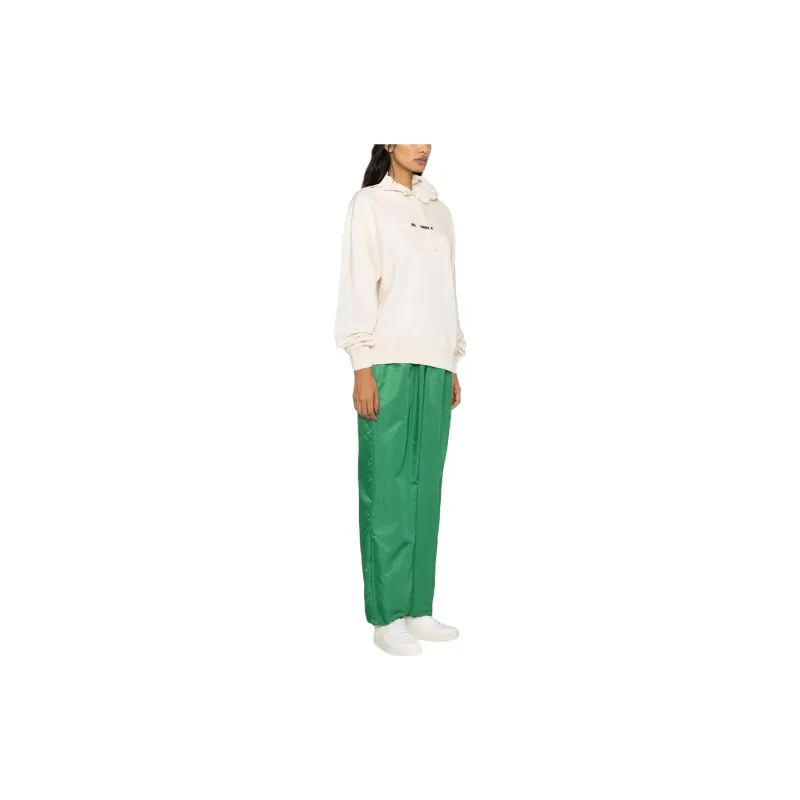 JIL SANDER + Logo Printed Drawstring Hoodie-3