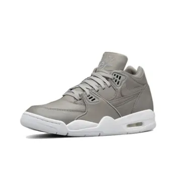 Nike Air Flight 89 Anti-Slip Wear-Resistant Low-Top Vintage Basketball Shoes Unisex Gray