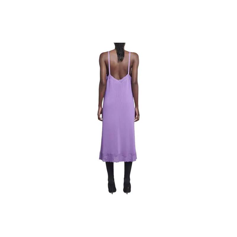 Balenciaga Slip Dresses Women's Purple-3