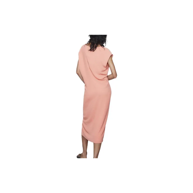 ZARA Short-Sleeved Dresses Women's Pink-2